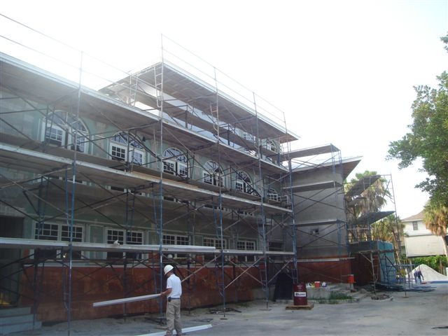 Viva Stucco scaffold - J. F. Smith, Inc.