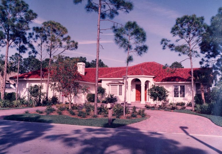Custom luxury home by J.F. Smith Building Contractors, Lee County FL