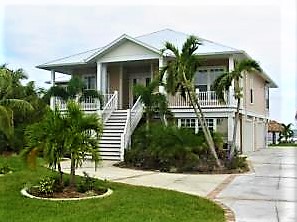 Custom-built luxury mansion by J.F. Smith Building Contractors, Lee County FL