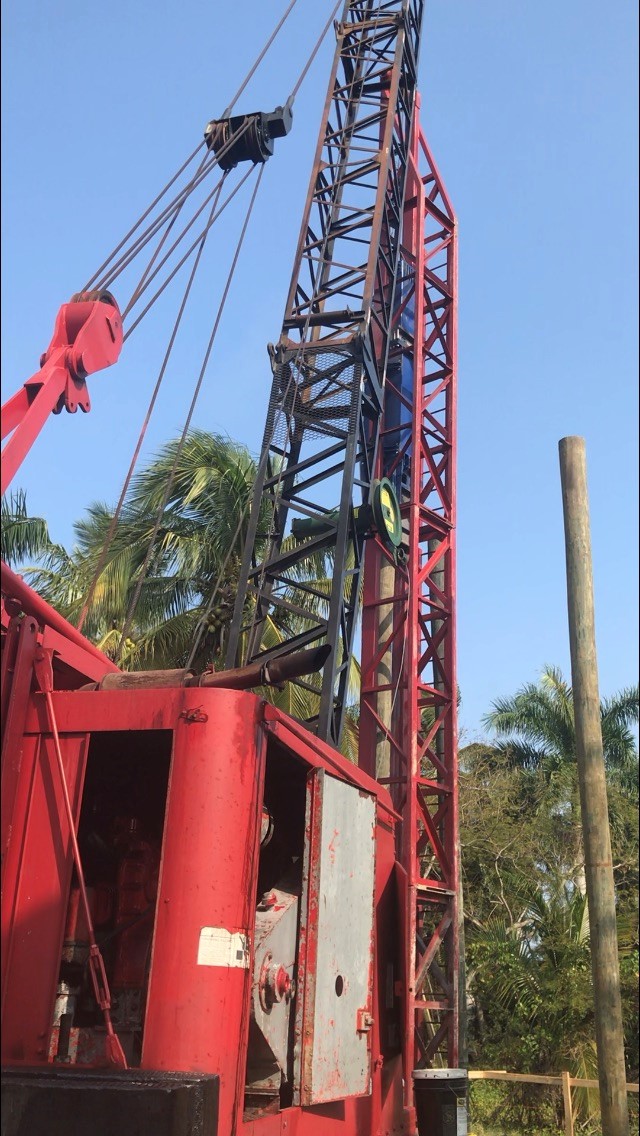 Aerial crane view of a custom-built Florida home by J.F. Smith Building Contractors, Lee County FL
