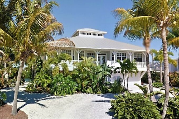 Treasure Island wood piling home built by J.F. Smith Building Contractors, Florida
