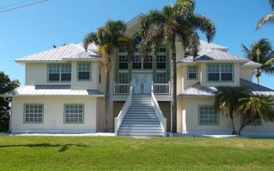 Front view of Watson residence by J.F. Smith Building Contractors, Lee County FL
