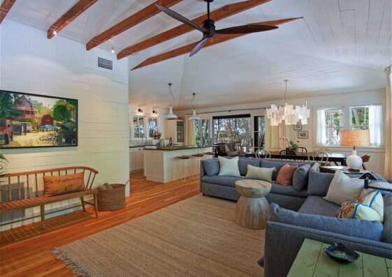 Interior restoration of a heritage home by J.F. Smith Building Contractors, Lee County FL